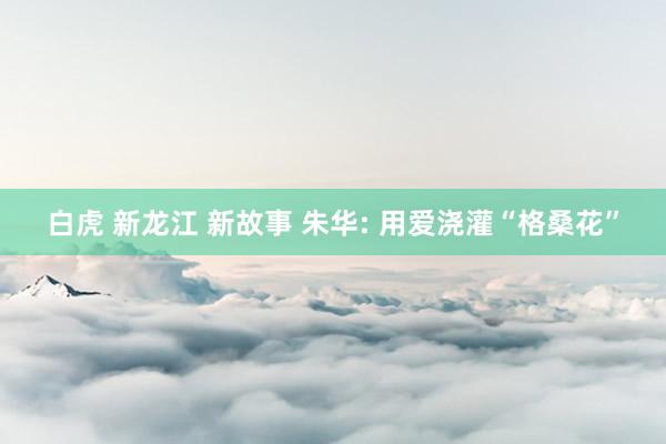 白虎 新龙江 新故事 朱华: 用爱浇灌“格桑花”